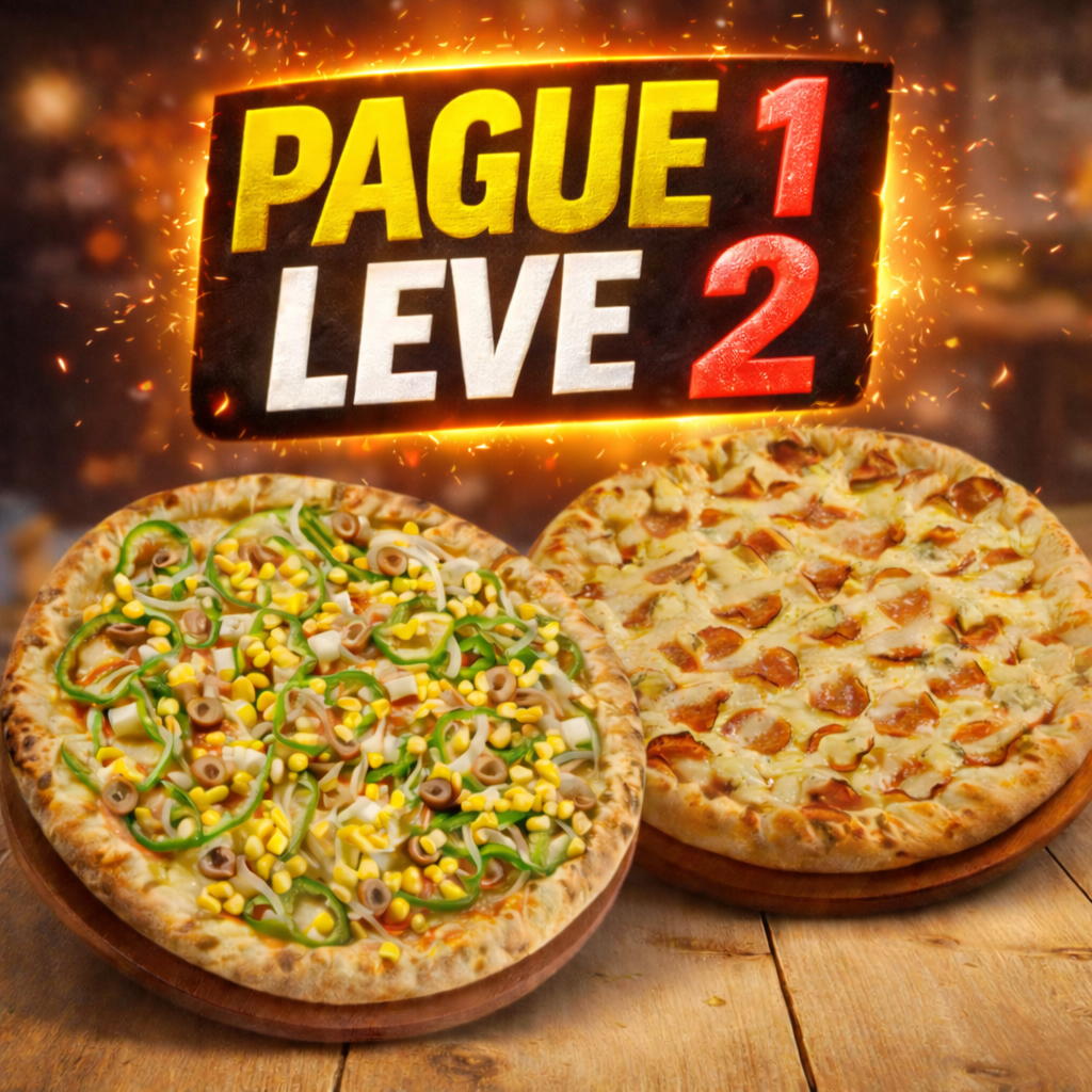 2 Pizza Gigante + 2 Refrigerantes 2L